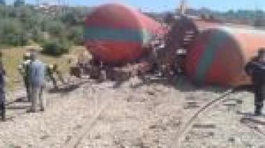 Algérie : déraillement d'un train transportant des hydrocarbures dans l'est du pays, pas de victimes