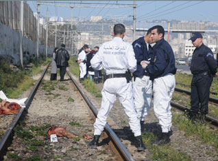 Un accident de train coute la vie à un jeune homme sur les rails d’ElHamma  à Alger