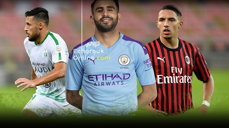 محرز وبن ناصر وبلايلي يتنافسون على الكرة الذهبية