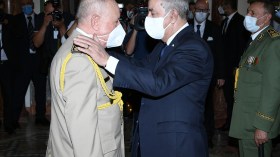 حفل إسداء الرتب والأوسمة بقصر الشعب