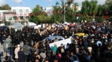 Tunisie: démonstration de force des pro-islamistes devant l'Assemblée