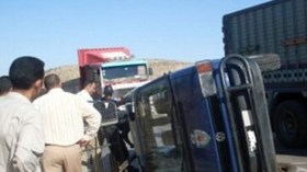 إصابة 21 مجنداً في انقلاب سيارة شرطة في مصر
