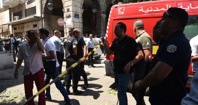 Un «terroriste» se fait exploser à Tunis alors qu’il était poursuivi par la police