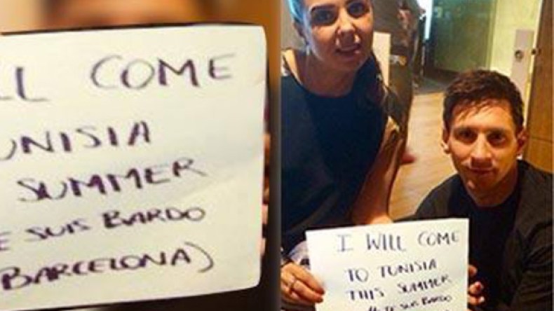 ميسي يتعاطف مع تونس ويدعم السياحة فيها