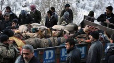 Turquie: enterrement sous tension des 35 civils kurdes tués
