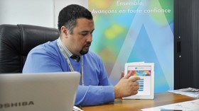 عممنا نظام تطبيقات الخدمة عن بعد لتسهيل التواصل مع الزبائن