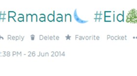 تويتر تطلق “هاشفلاغ” رمضان والعيد