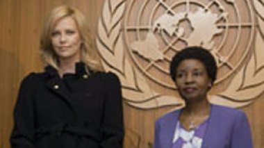 Theron starring for UN campaign to eliminate violence against women