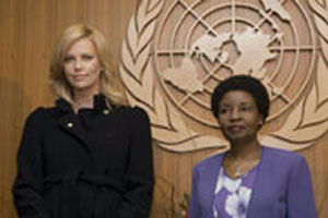 Theron starring for UN campaign to eliminate violence against women