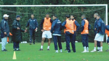 The Greens start their preparation under hard rain in Italy