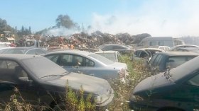 حريق يلتهم محشر السيارات لبلدية القبة ويخلف ذعرا وسط المواطنين