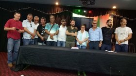 مصطفى لعريبي رئيس الإتحاد الوطني للفنانين ومهنيي العرض