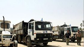 الأونروا توقف إدخال المساعدات إلى غزة