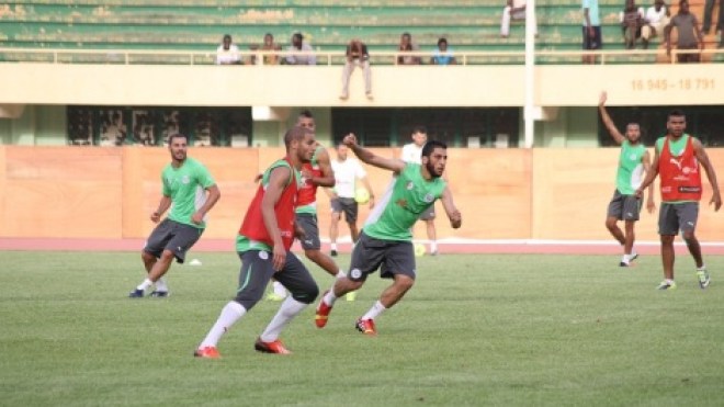 “الخضر” يجرون آخر تدريب لهم