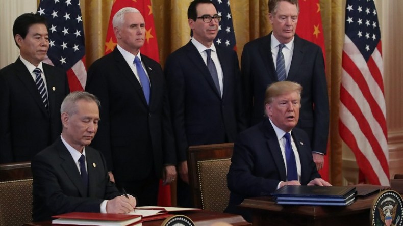  تقدم في محادثات اتفاق التجارة بين أمريكا والصين