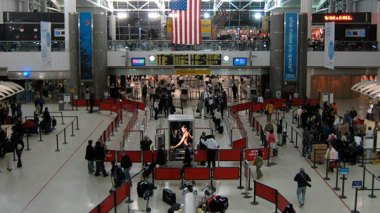 An Algerian national rounded up at the airport of New York
