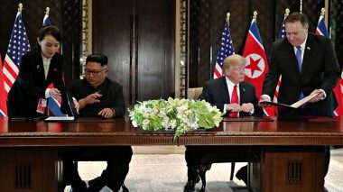 Washington – Pyongyang: ce que dit l’accord signé par Donald Trump et Kim Jong-un