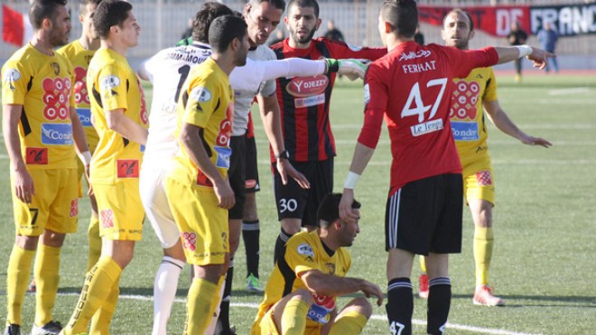 ربوح حداد يوبخ لاعبيه ويطالبهم بالفوز على الحراش