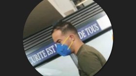 بلعمري يرتدي قناع الوجه بِسبب “كورونا”