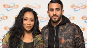 محرز يثير الجدل بظهوره مع زوجته السابقة