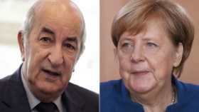 الرئيس تبون يتلقى اتصالا من أنجيلا ميركل