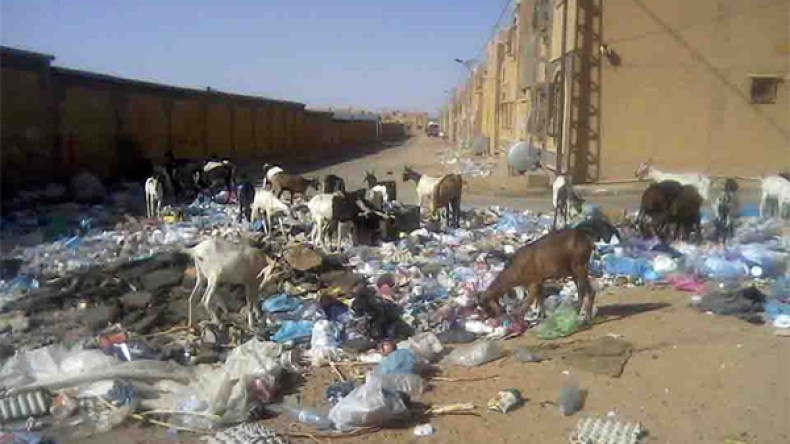 المزابل الفوضوية تخنق سكان البياضة بالوادي