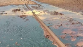 تسرب بترولي جديد يشكل شبه بحيرة بمنطقة تيافتي بإيليزي