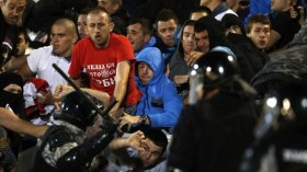 “طائرة بلا طيّار”.. شغب وإلغاء مباراة صربيا وألبانيا