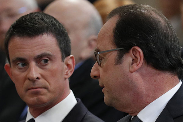 Valls à propos de Hollande: “Je ne le respecte pas et je ne le supporte plus”