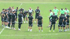 الخضر يجرون آخر حصة تدريبية قبيل مواجهة غانا