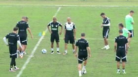 الخضر يجرون حصة تدريبية استعدادا لمواجهة كوت ديفوار