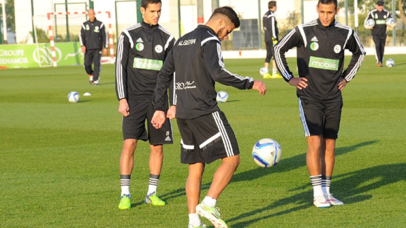 7 حصص تدريبية لـ “الخضر” قبل مواجهة تنزانيا