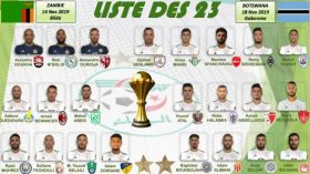 Belmadi dévoile sa liste des 23