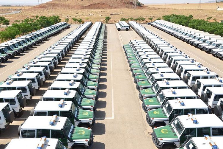 Livraison de 485 véhicules multifonctions