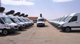 وزارة الدفاع والأمن الوطني وشركات تستلم 383 سيارة متعددة المهام