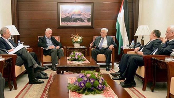 الوفد الفلسطيني المتواجد بالقاهرة يعقد اجتماعا يضم جميع أعضائه