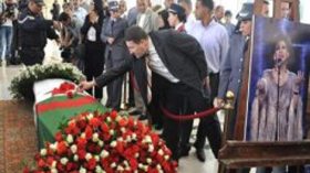 جنازة مهيبة للفنانة وردة بالعالية