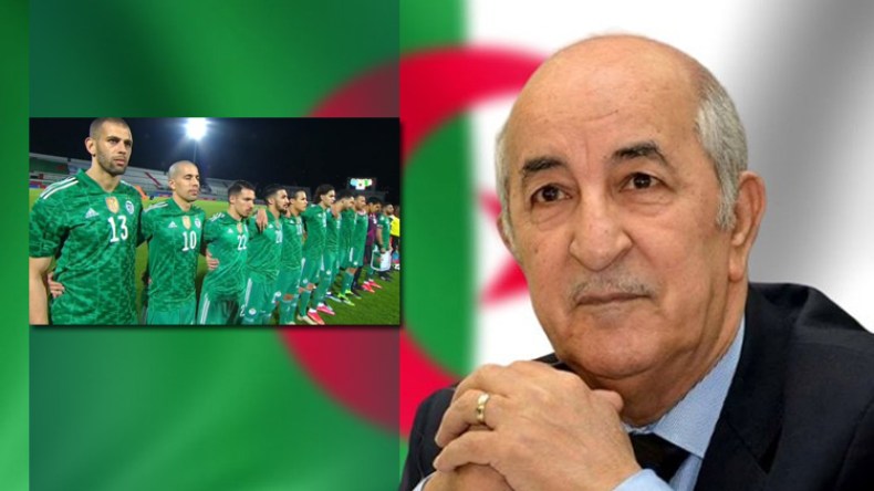 رئيس الجمهورية يهنئ “الخضر” ويدعم بلماضي