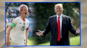 ترامب يردّ على لاعبة أساءت له ولِأمريكا