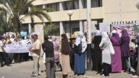 وقفة احتجاجية بسبب تأخر المخلفات المالية بغرداية