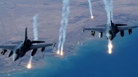 التحالف العربي يشن هجمات على اليمن قبل بدأ المفاوضات