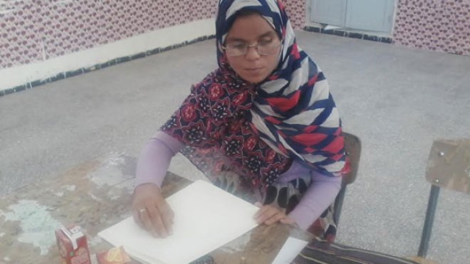 يمينة.. كفيفة تعول على بصيرتها للظفر بالبكالوريا