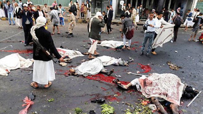 مقتل وإصابة العشرات في غارات للتحالف العربي بصنعاء