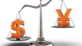 تراجع قيمة الأورو والدولار مقابل ارتفاع الين