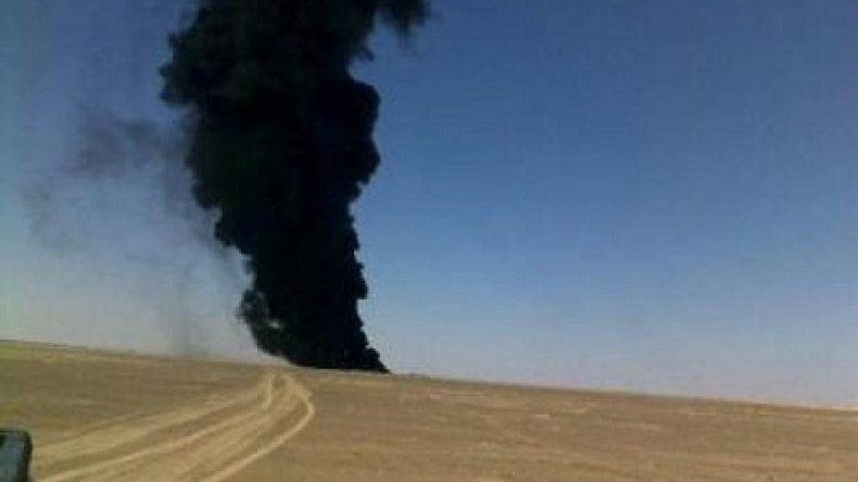تفجير أنبوب لنقل النفط في شرق صنعاء