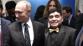 مارادونا: أُعوّل على الرئيس بوتين لِقهر “كورونا”