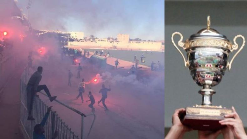 شغب في مباراة الرويسات وتيارت