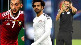 محرز يتفوق على محمد صلاح وحكيم زياش في كأس أمم إفريقيا