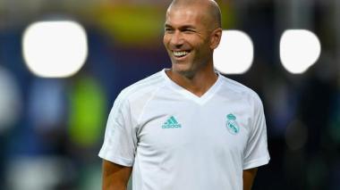 Zidane on his way to win the Best FIFA Men’s Coach 2017 award