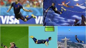 هدف فان بيرسي الإستعراضي “يزلزل” موقع “تويتر”